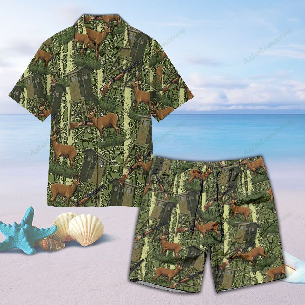 Deer Hunting Unisex Hawaiian Shirt Beach Hawaiian Ha62715