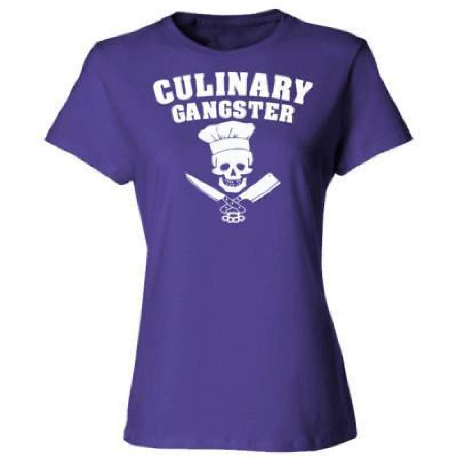 AGR Culinary Gangster Chef – Ladies’ Cotton T-Shirt