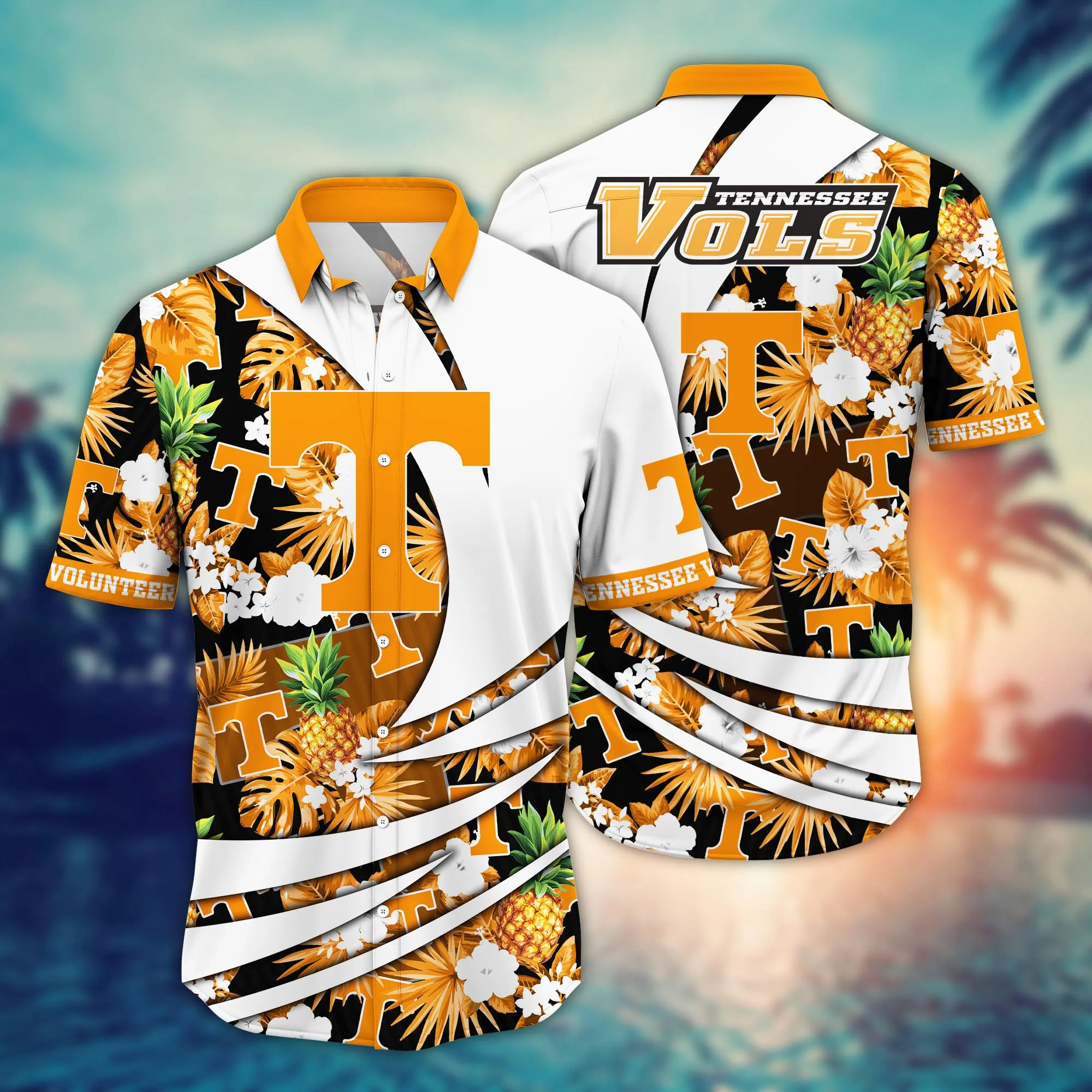 Tennessee Volunteers NCCA Hawaiian Shirt Sunsets Aloha Shirt