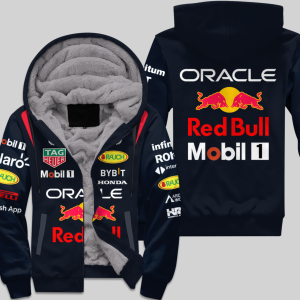 ..New 2023 Redbull Racing Formula 1 Fleece Hoodie – For Speed Enthusiasts!
