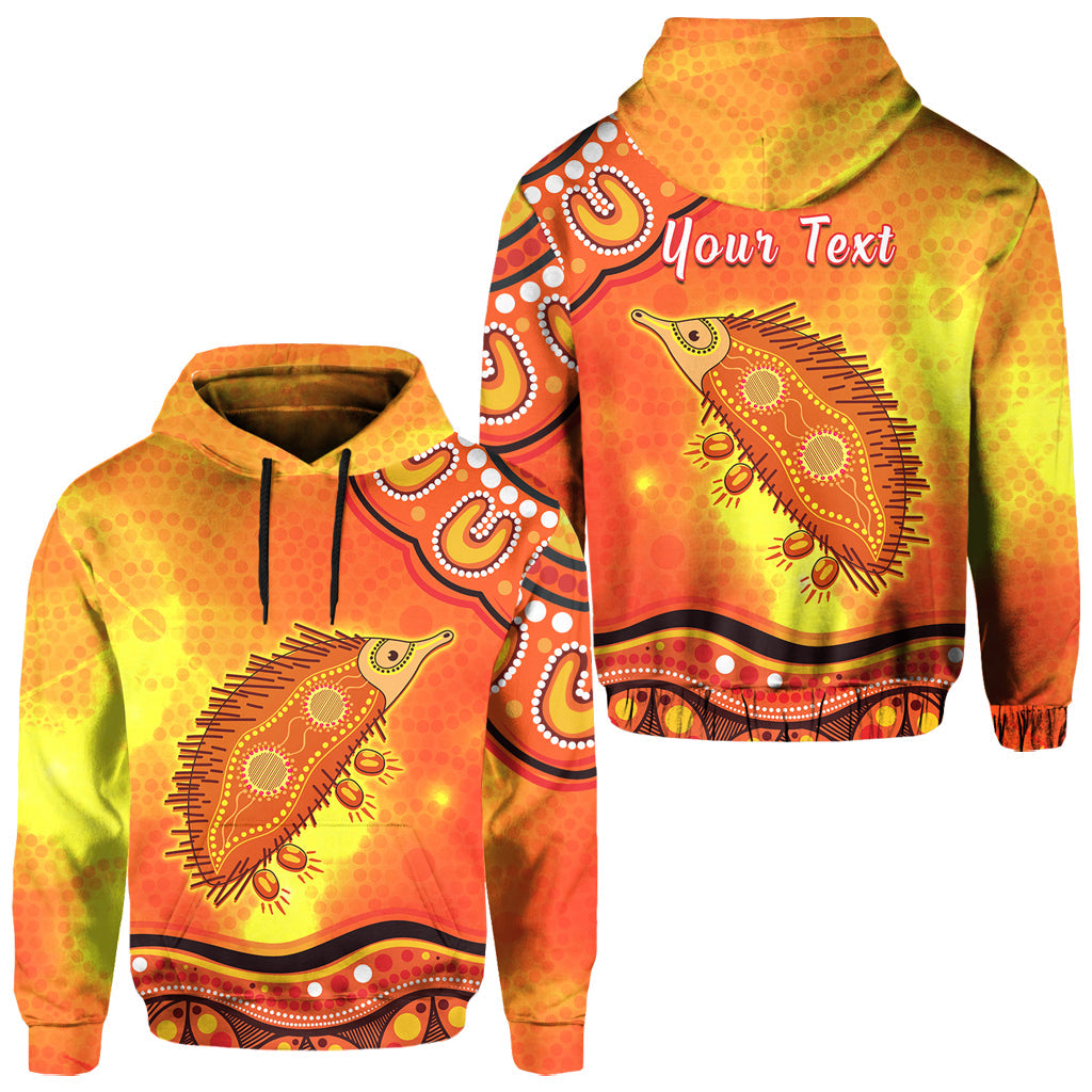 (Custom Personalised) Echidna Aboriginal Hoodie Australian Animal