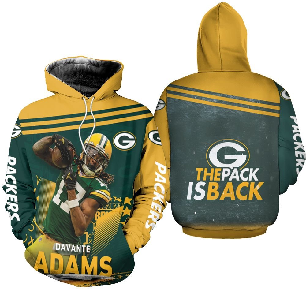 Green bay packers nfc noth division champions davante adams the pack is back Hoodie