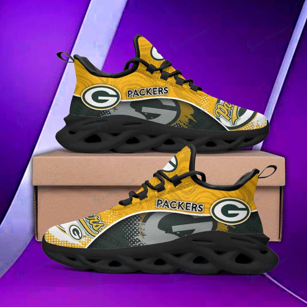 Green Bay Packers Yezy Running Sneakers Bg876