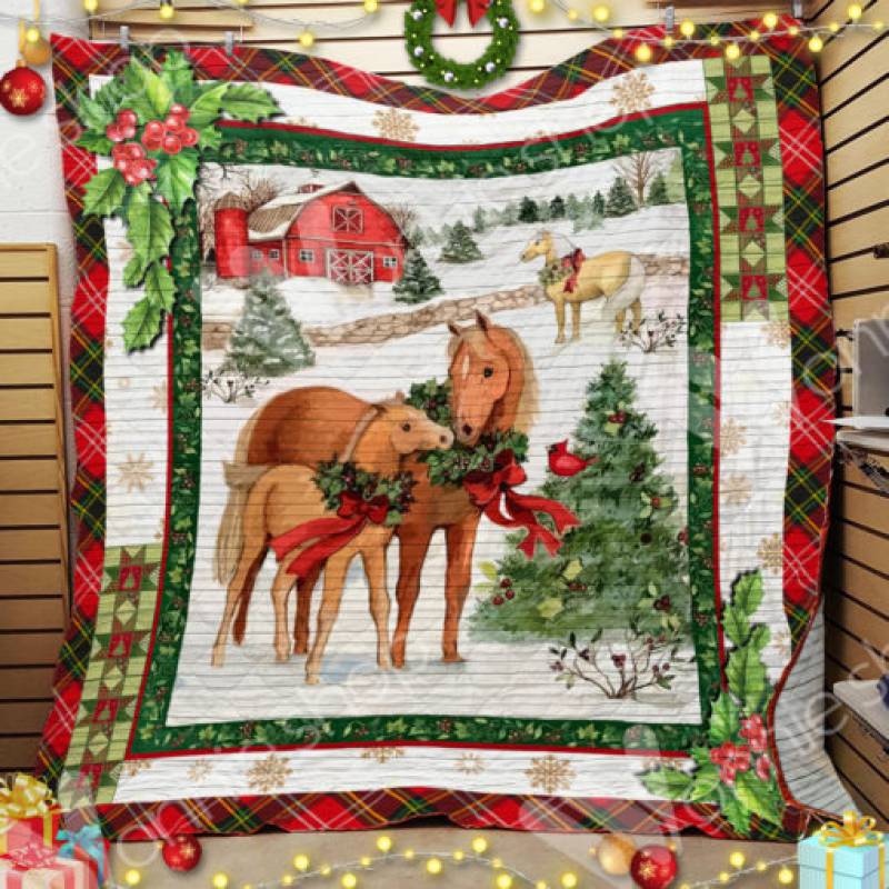 Horse Christmas Blanket OCT1403 85O34