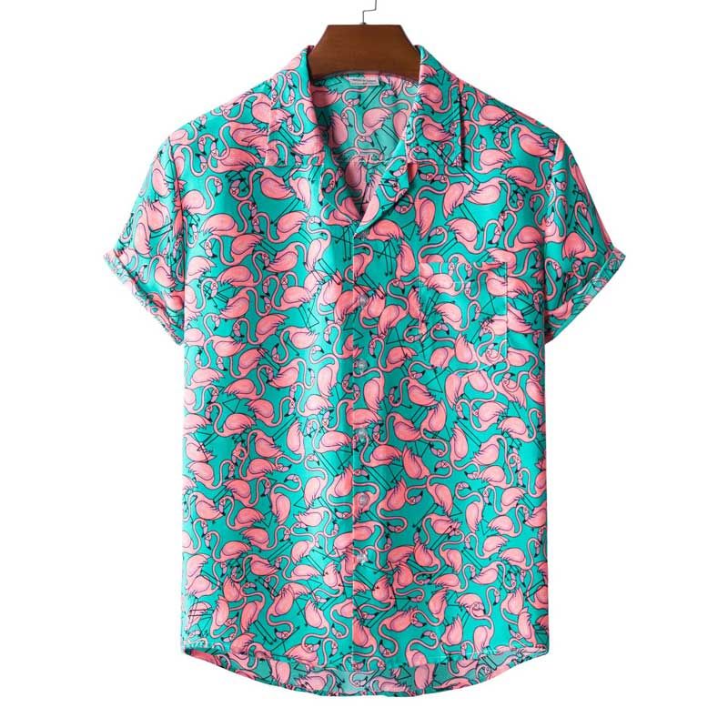 Flamingo Blue Nice Design Unisex Hawaii Shirt For Men And Women Ha96195