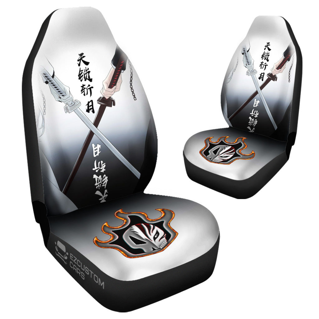 Car Seat Covers Ichigo Custom Bleach Anime Car Accessories Oralie Shop