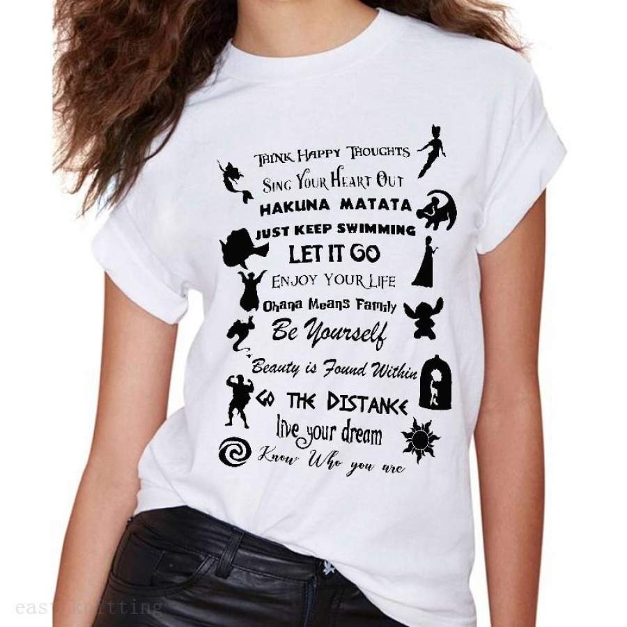 Women T Shirt Summer Casual Tops 12 Lessons T-Shirt Gift Shirt For Her Adult T-Shirt