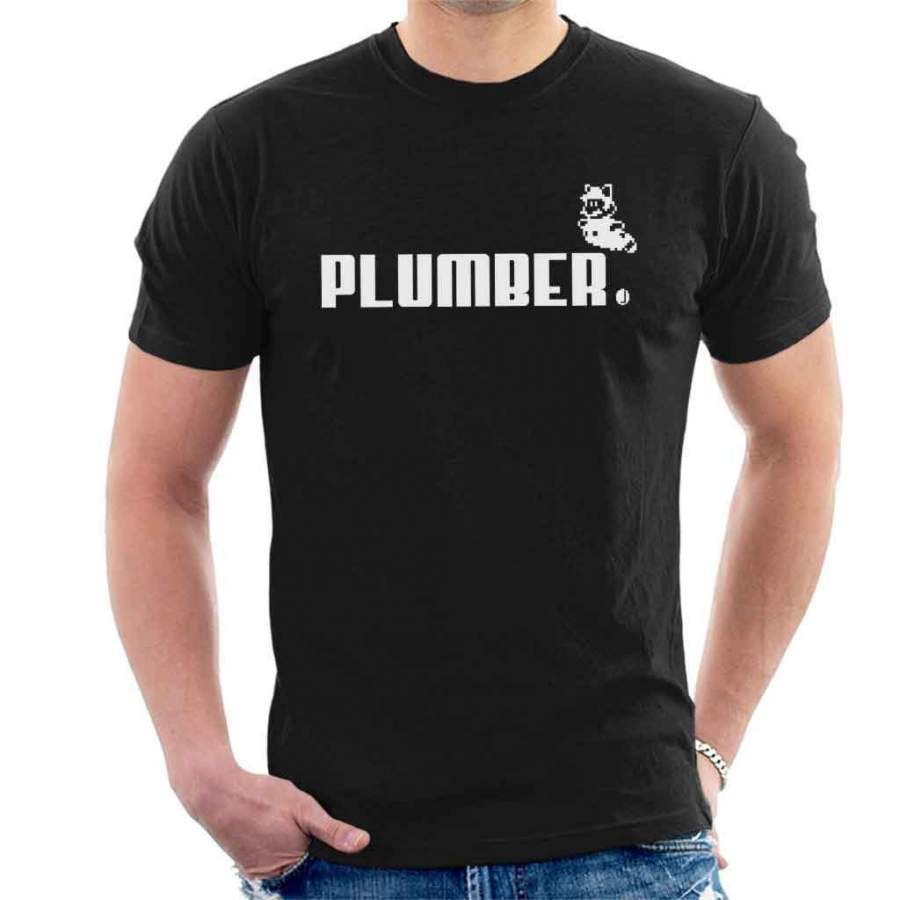 Plumber Puma Logo Super Mario Men’s T-Shirt