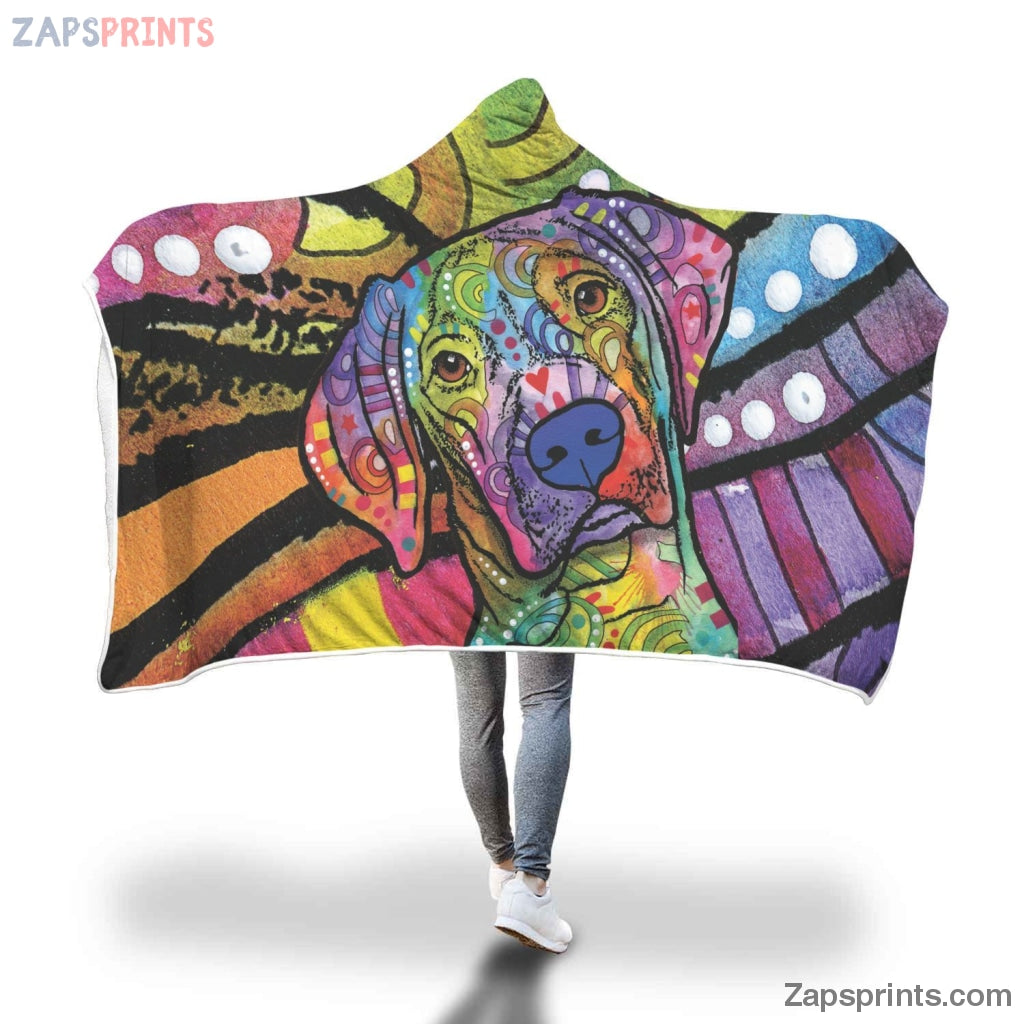 Vizsla Design Hooded Blanket – Dean Russo Art