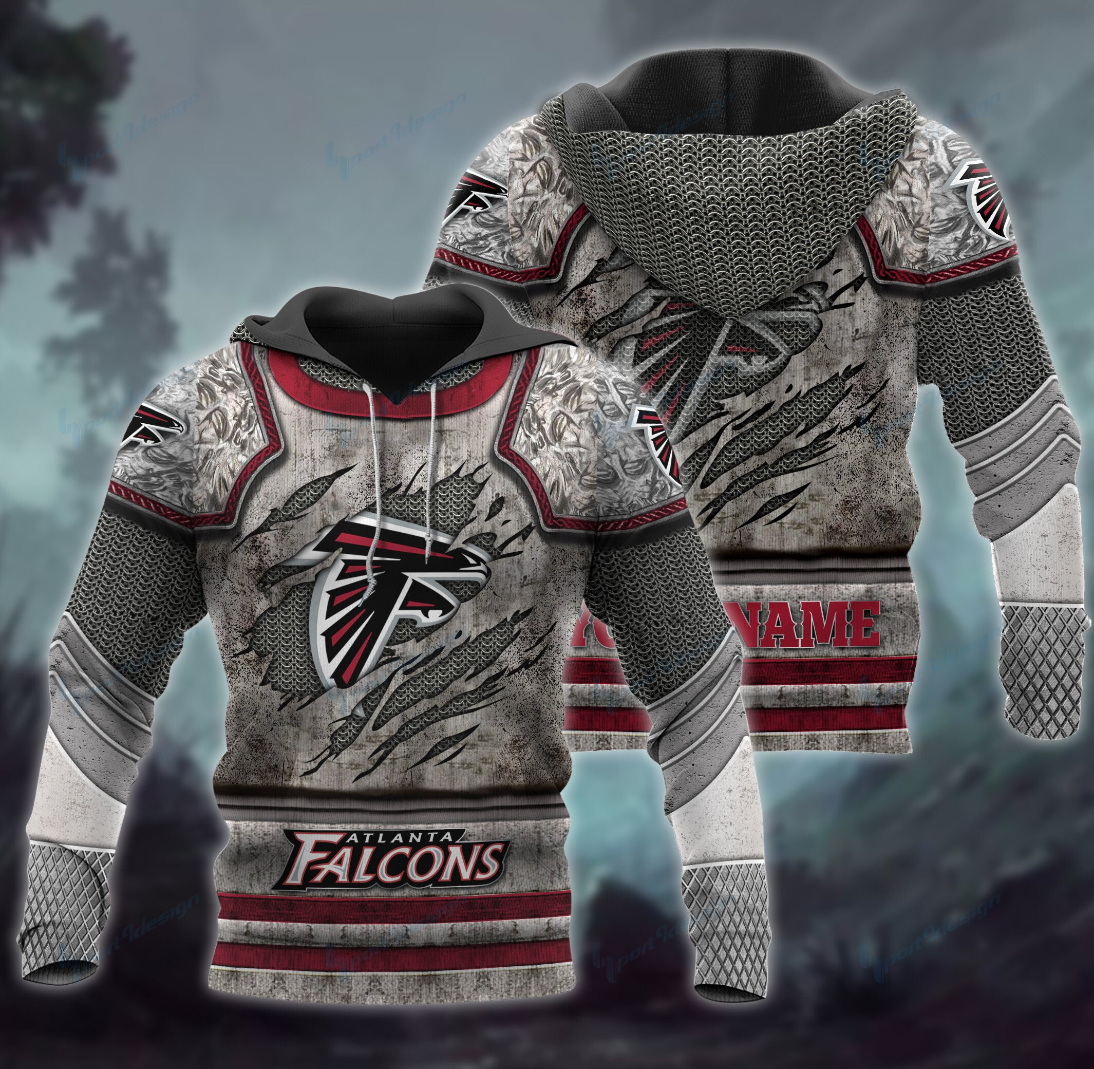 Atlanta Falcons Personalized All Over Printed 584