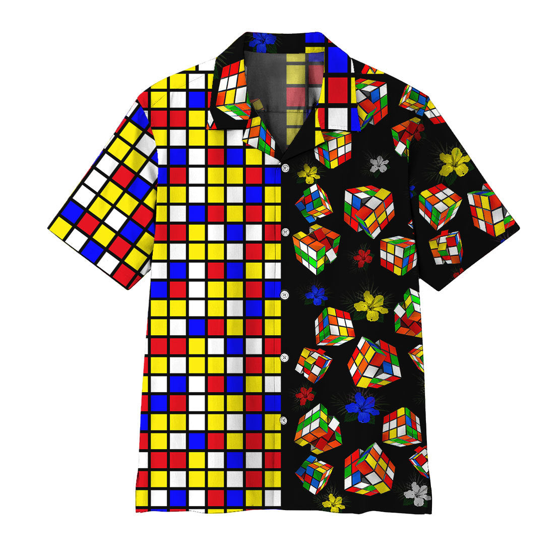 Gearhumans Rubik Hawaiian Shirt Ha32673