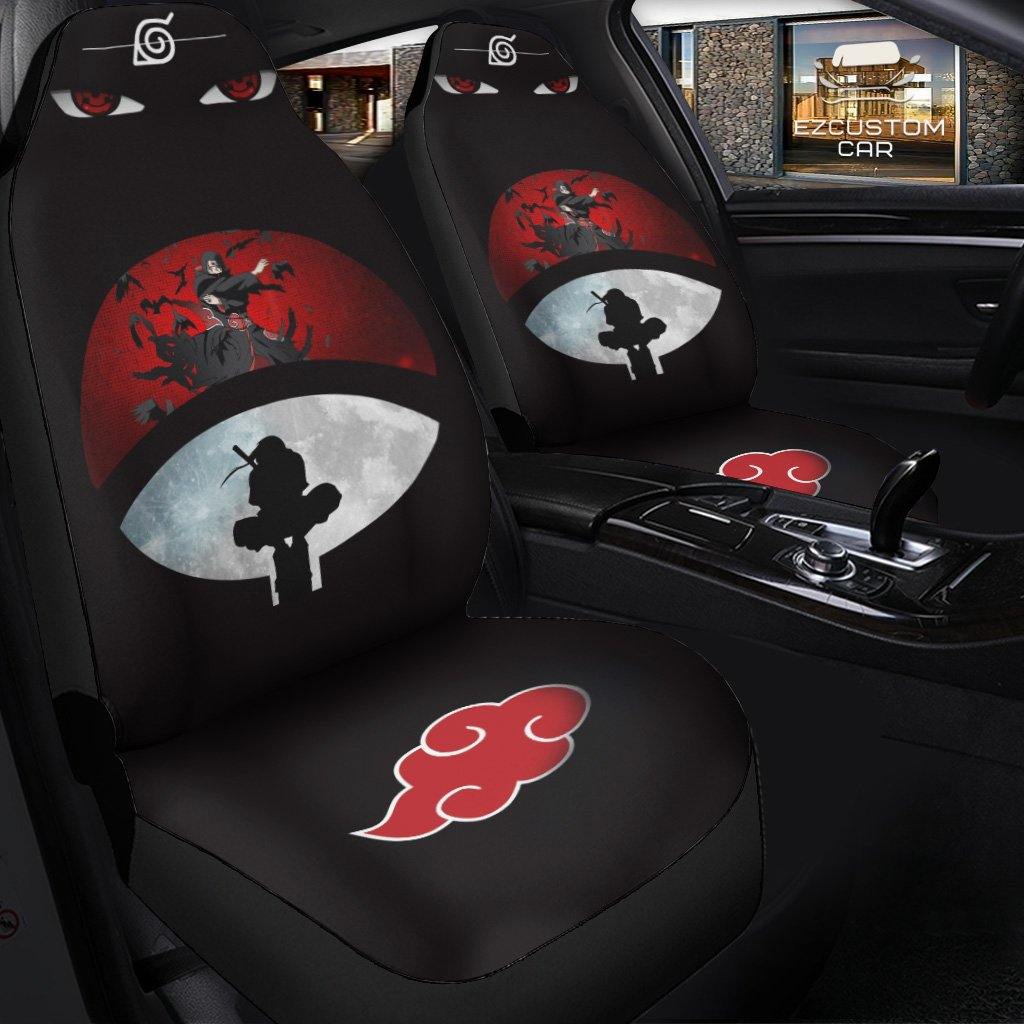 Akatsuki Itachi Uchiha Car Seat Covers Naruto Car Accessories Anime