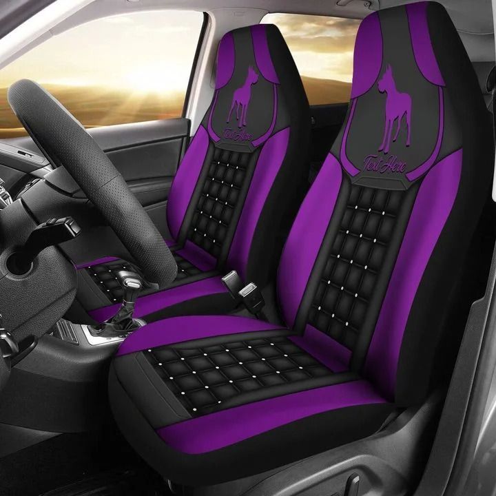 13CNVGRD – Great Dane Custom Name –  Car Seat Covers