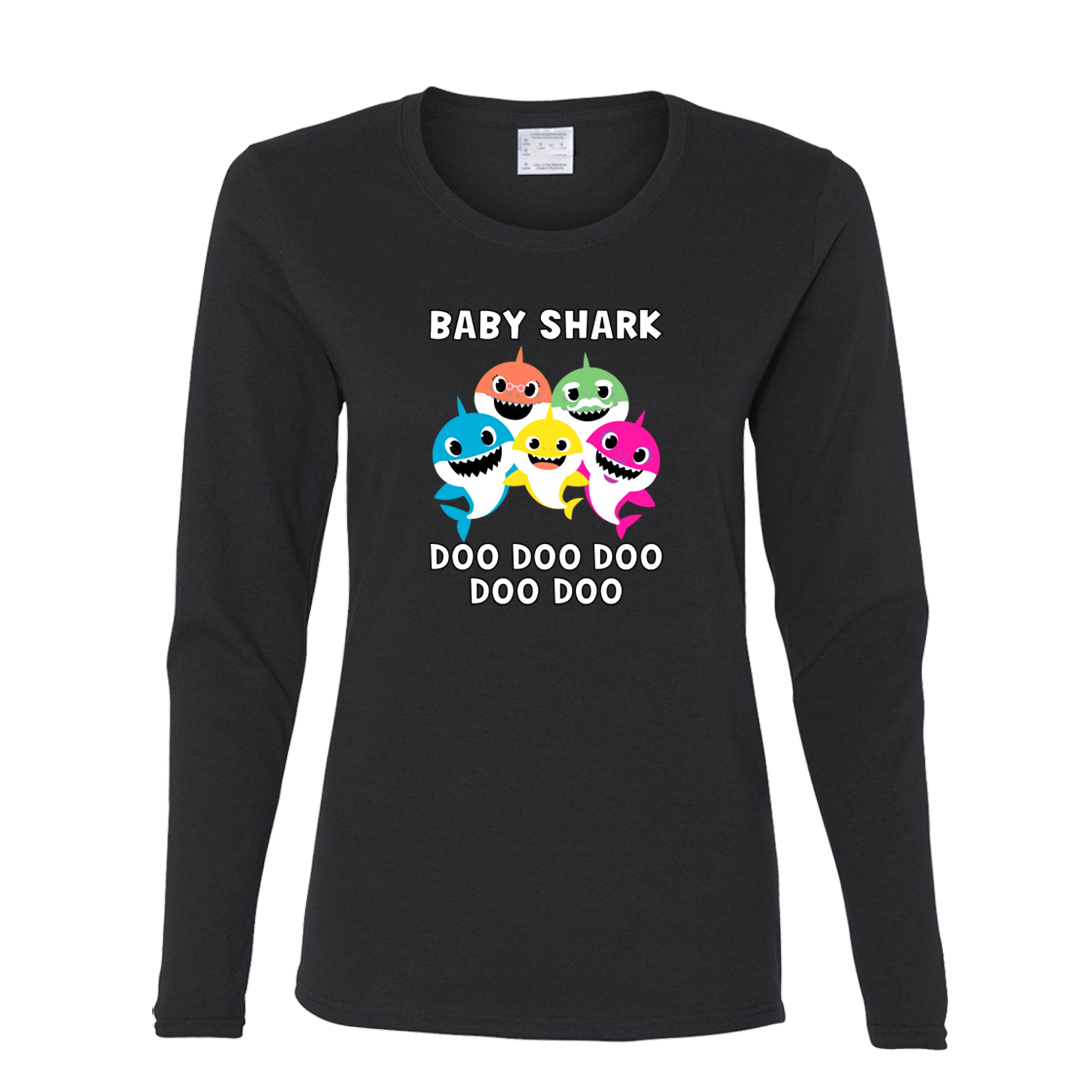 Baby Shark Doo Doo Doo Doo Doo Women’s Long Sleeve T-Shirt