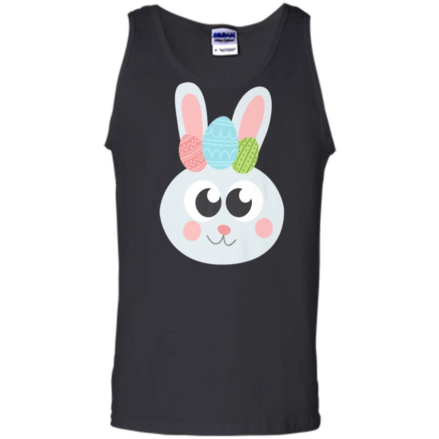 Cool Adorable Easter Bunny Face Costume Emojis Shirt Gift Tank Top