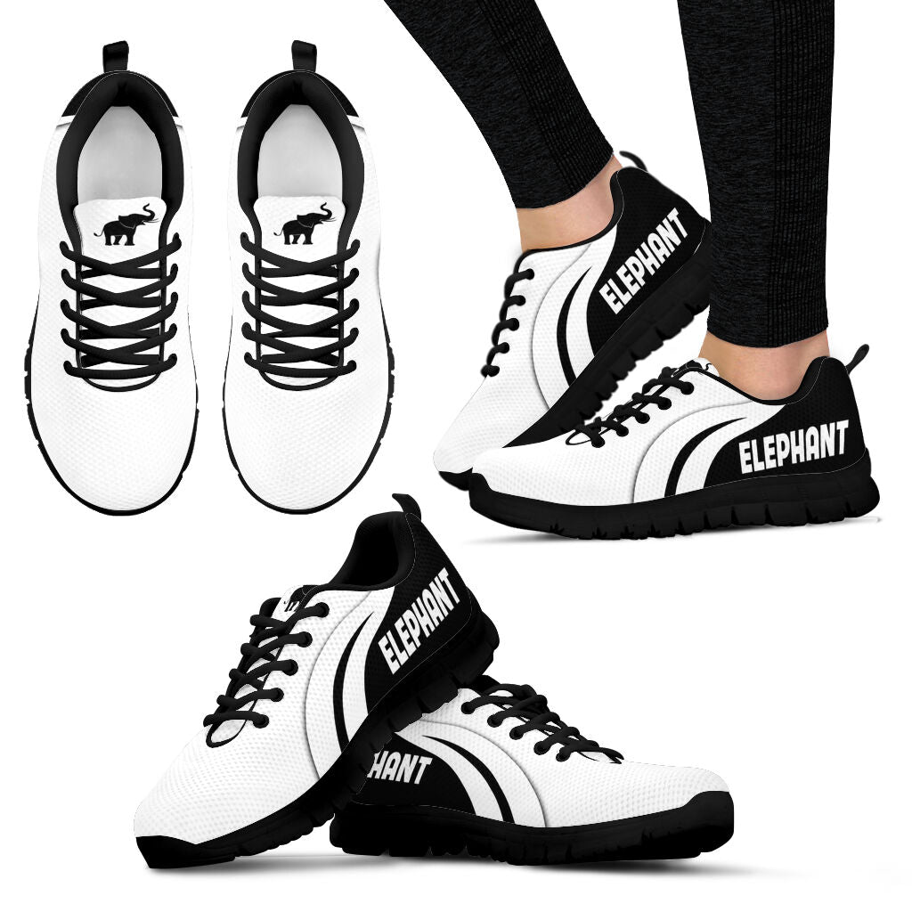 Elephant Vt White Black Sneaker Fashion Shoes Comfortable Walking Running Shoes Casual