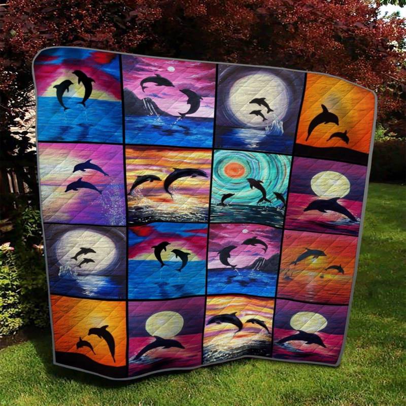 Dolphin Animal Quilt Tak V9