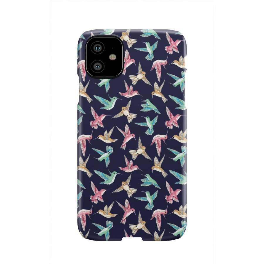 Hummingbird Colorful Pattern Print Iphone & Android Phone Cases
