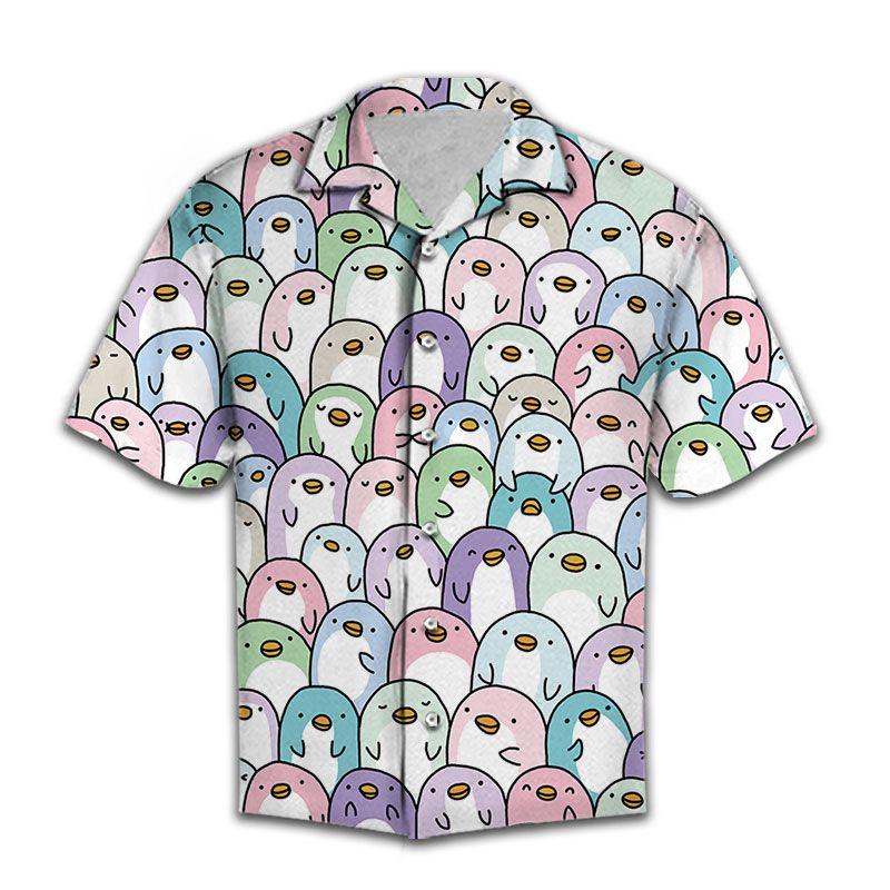 Cute Baby Penguin Hawaiian Shirt For Men, Hawaiian Shirt For Women, Aloha Shirt, Hawaii Shirt