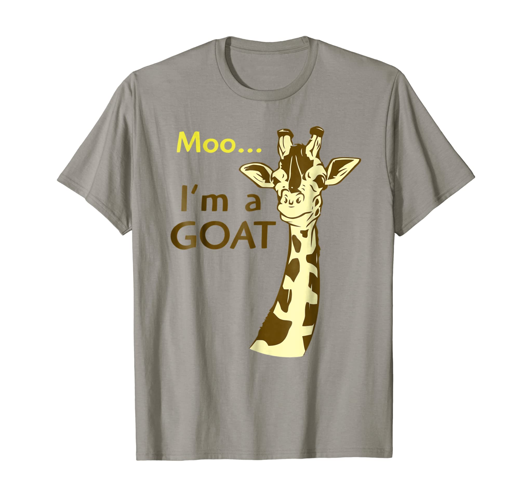 Moo I’M A Goat Cool Confusing Giraffe Tee