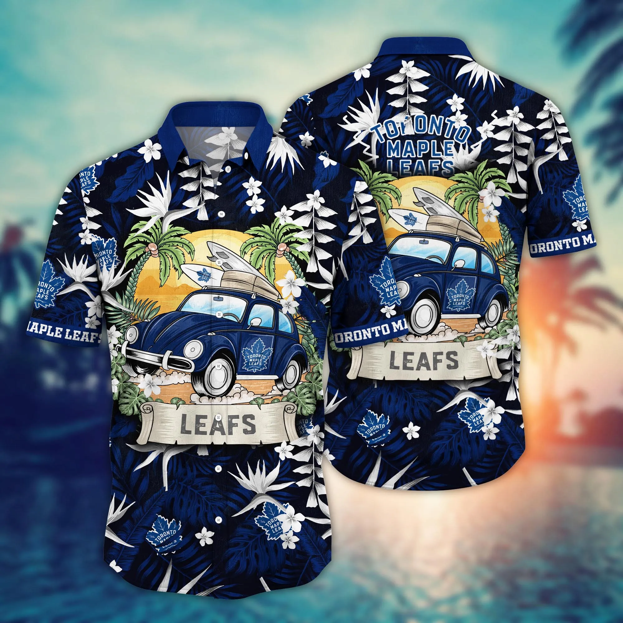 Toronto Maple Leafs Nhl Hawaiian Shirt Surfingtime Aloha Shirt