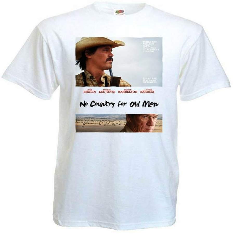 No Country For Old Men V2 T Shirt Movie Poster Coen Brothers