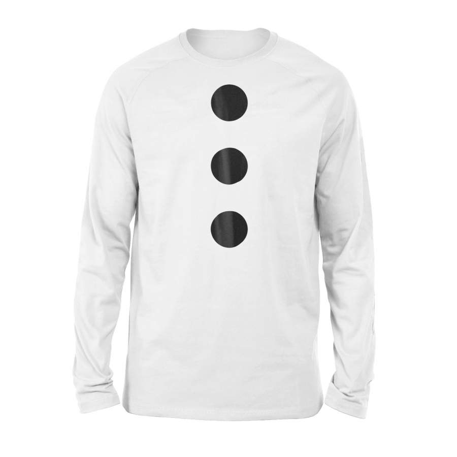 3 Hole Punch Jim Easy Funny Office Halloween Costume Halloween Long Sleeve T-Shirt