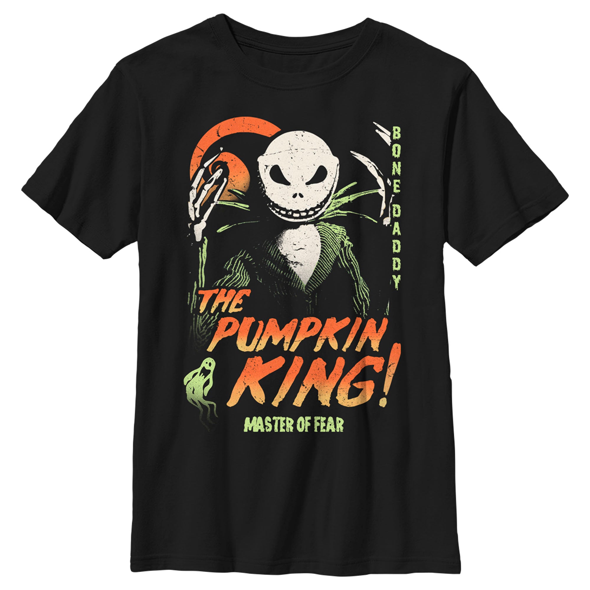 Boy’S The Nightmare Before Christmas Jack Skellington Master Of Fear T-Shirt