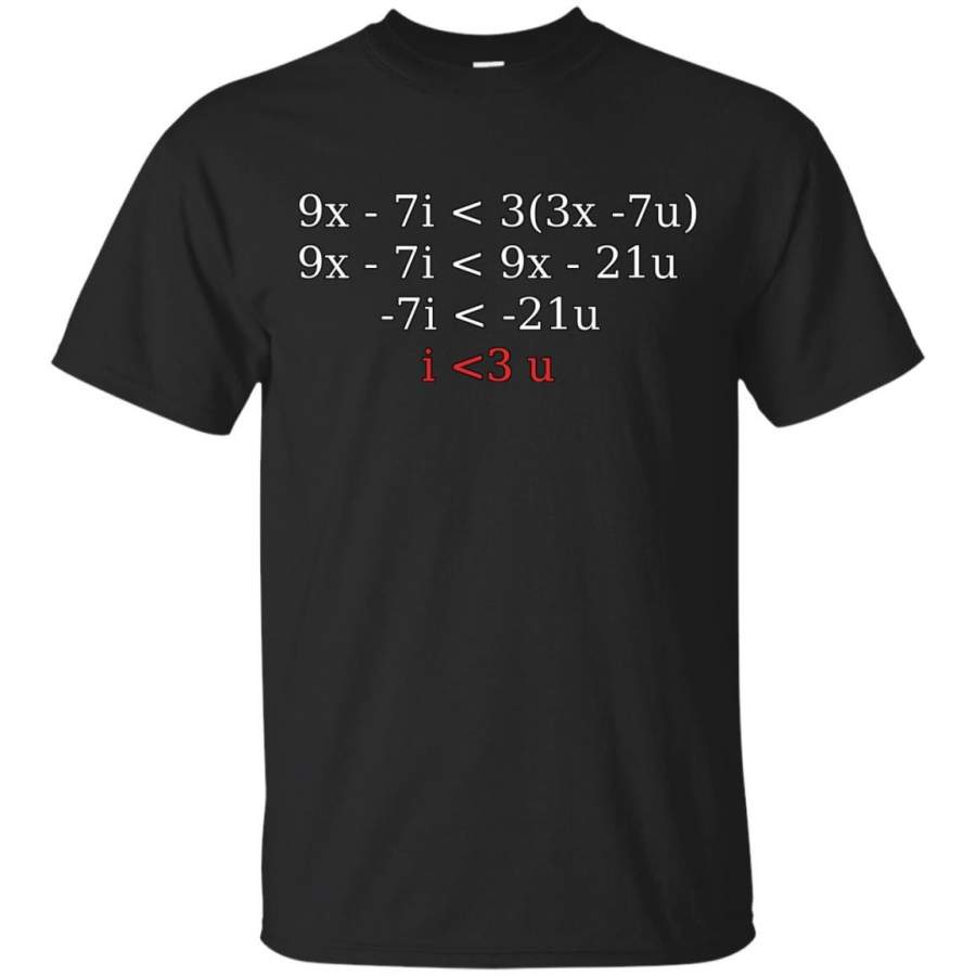 COUPLE – i 3 u Equation T Shirt & Hoodie
