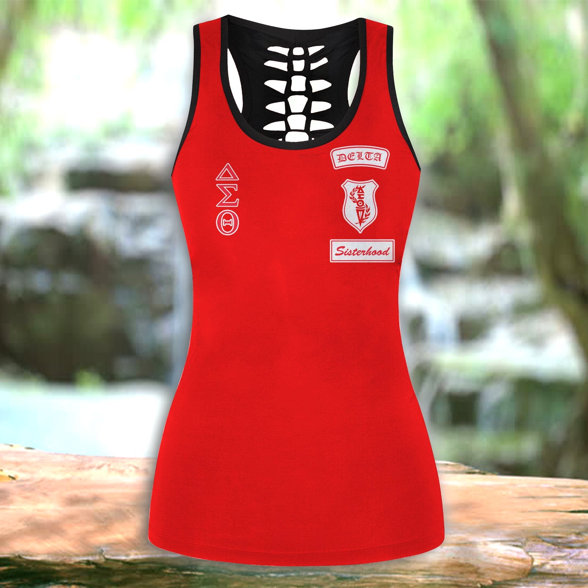 DELTA SIGMA THETA HOLLOW TANKTOP