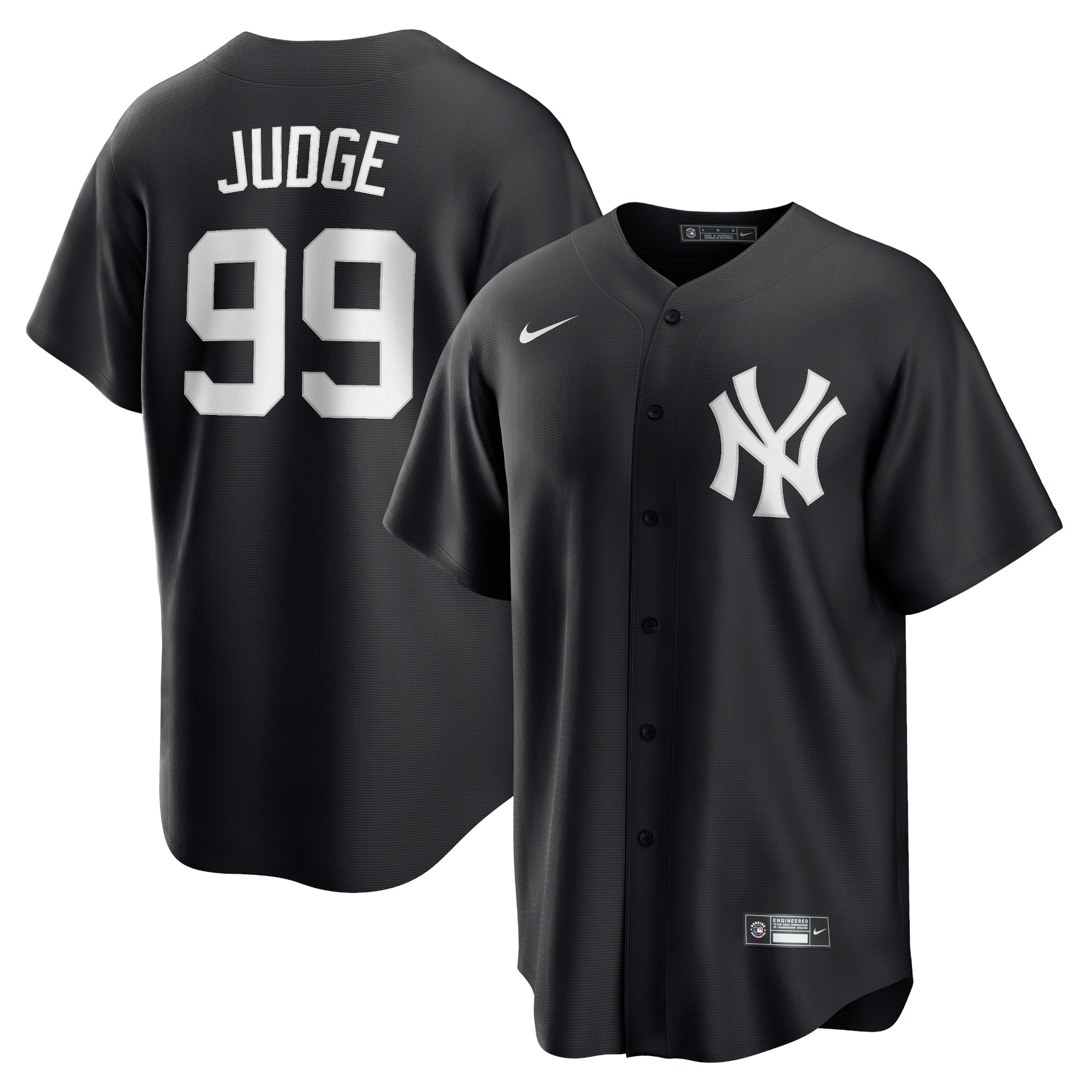 Men’s New York Yankees Aaron Judge Black Official Player Jersey