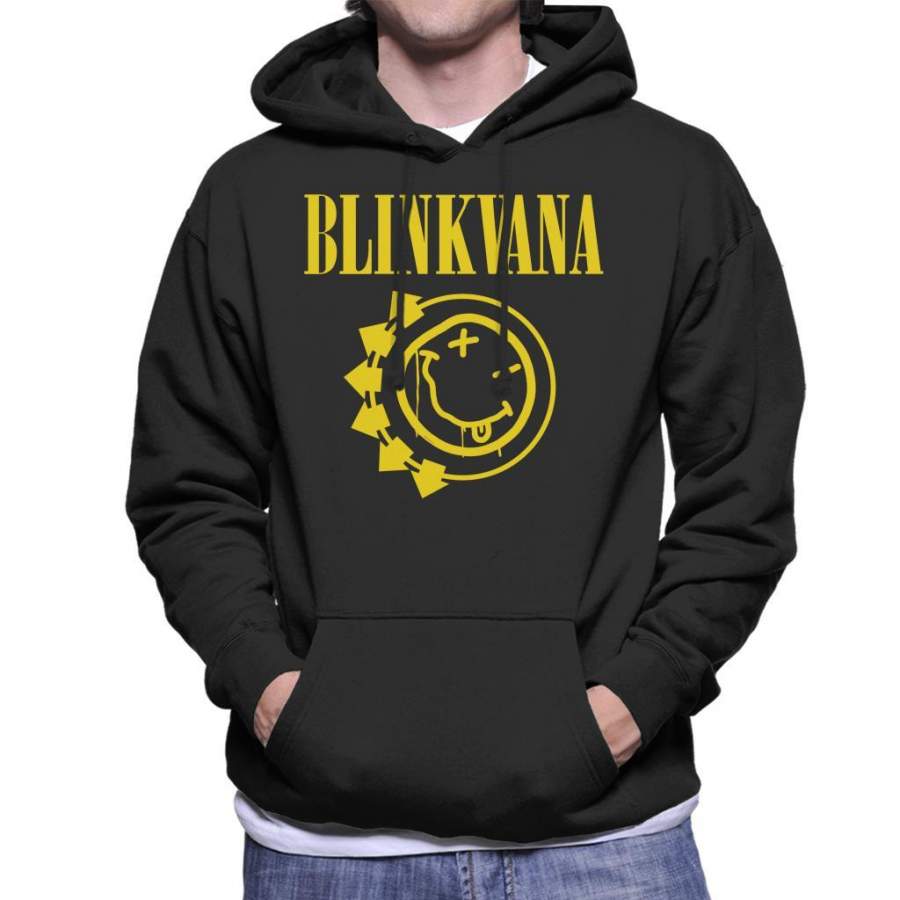 Blinkvana Blink 182 Nirvana Men’s Hooded Sweatshirt