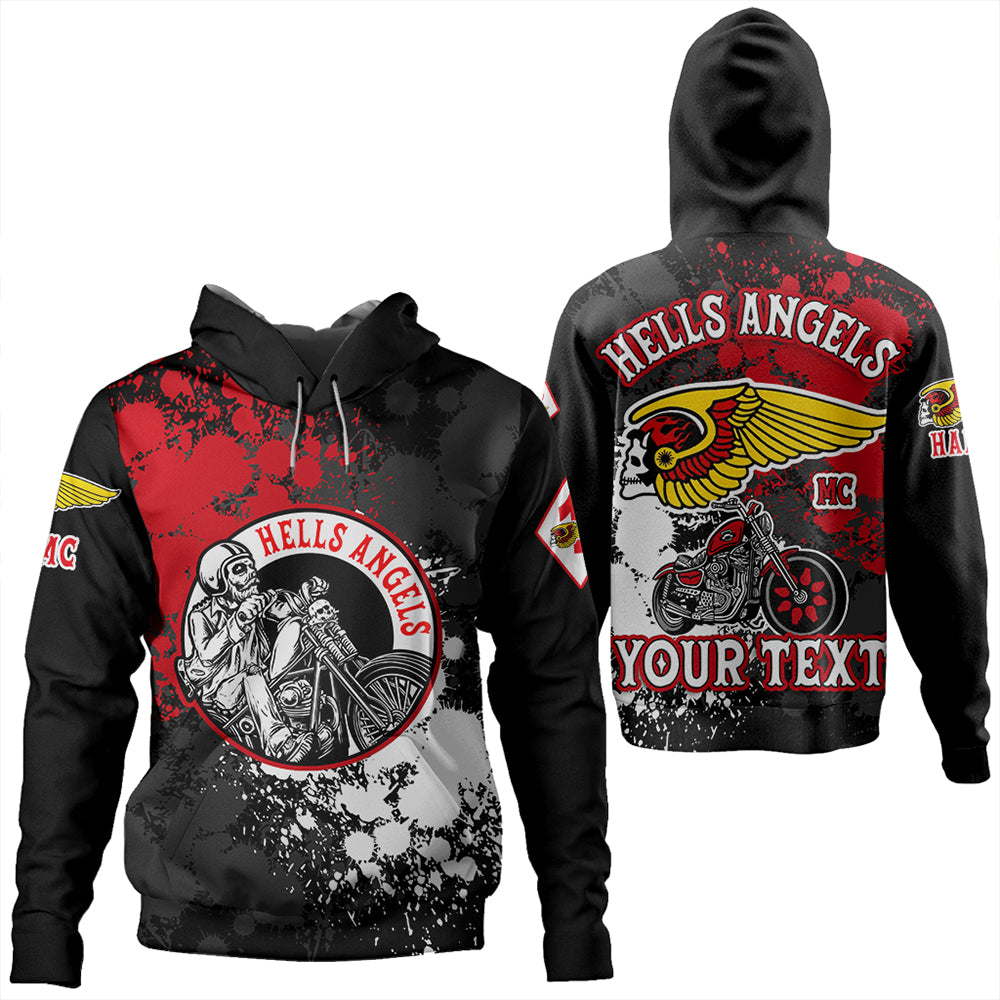 ( Custom Personalized ) Hells Angels Motorcycle Club Style Zip Hoodie ...