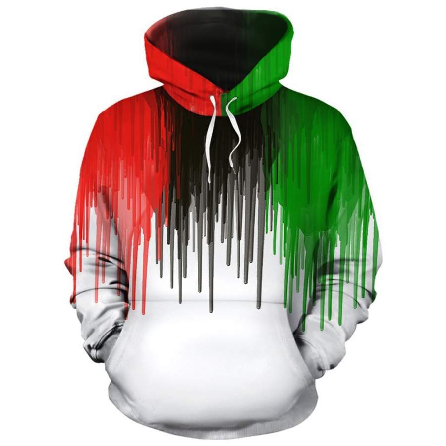 RGB Slash All-over Hoodie