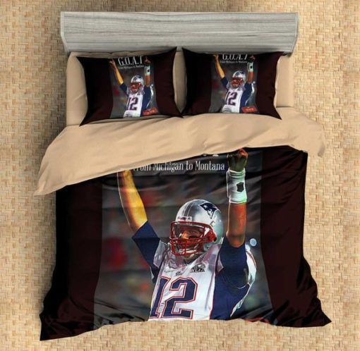 3d Customize Tom Brady Bedding Set (Duvet Cover & Pillow Cases)