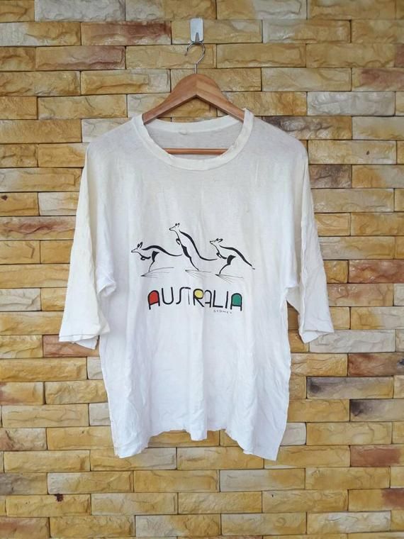 Clearance Stock Vintage Australia Kangaroo Sourvenir Shirt X Shirt