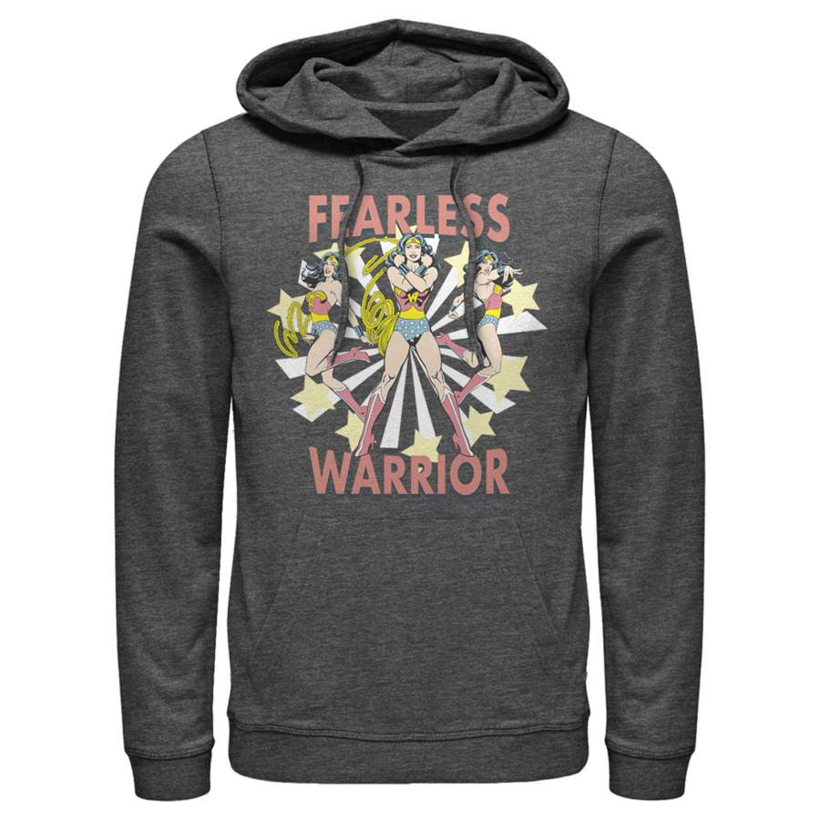 Justice League Men’s Fearless Warrior  Lightweight Hoodie