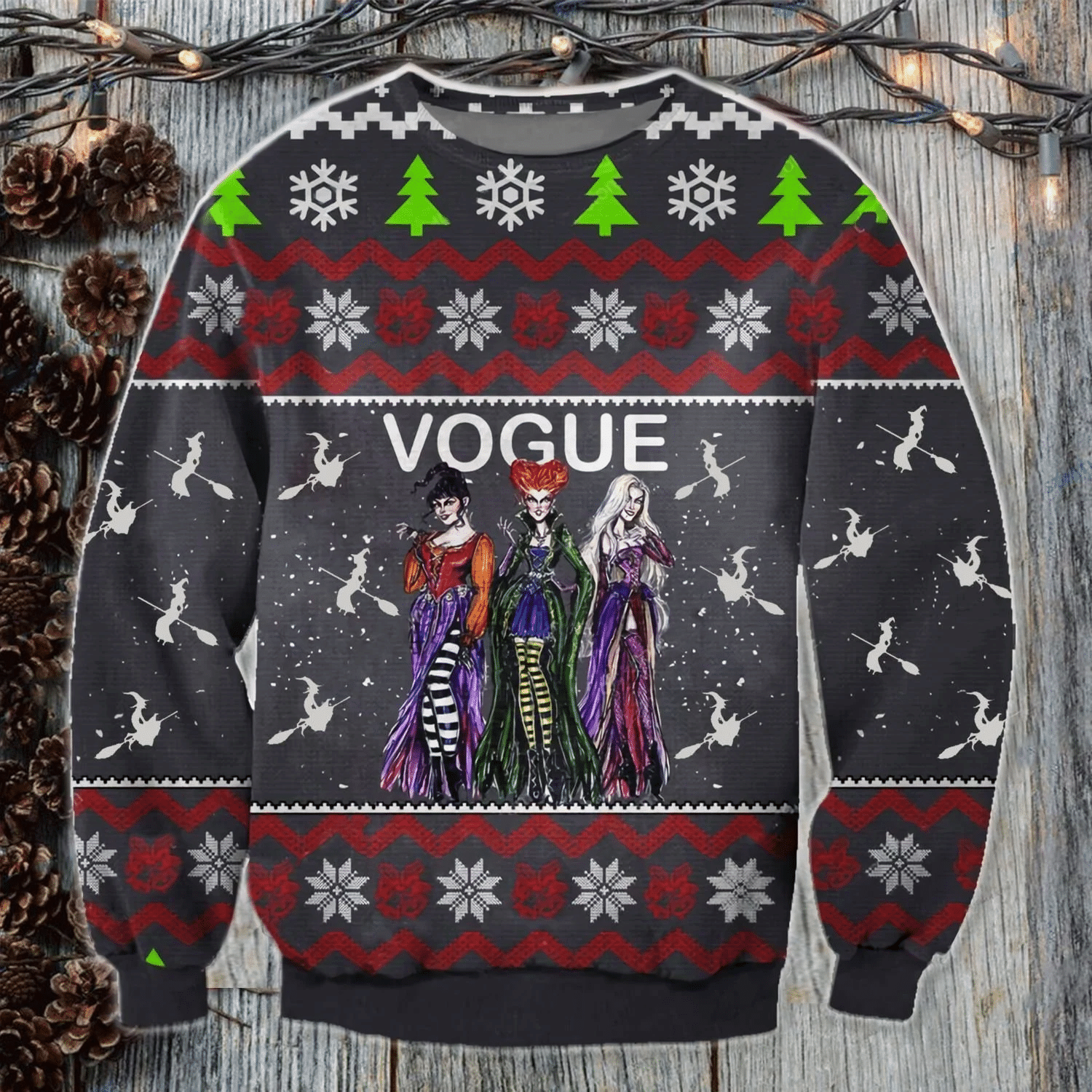 Witches Ugly Christmas Sweater