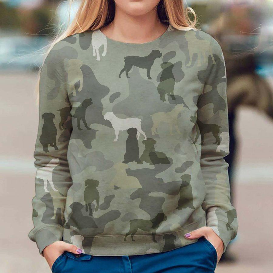 Boerboel – Camo – Premium Dog Christmas Ugly Sweatshirt, Dog Ugly Sweater