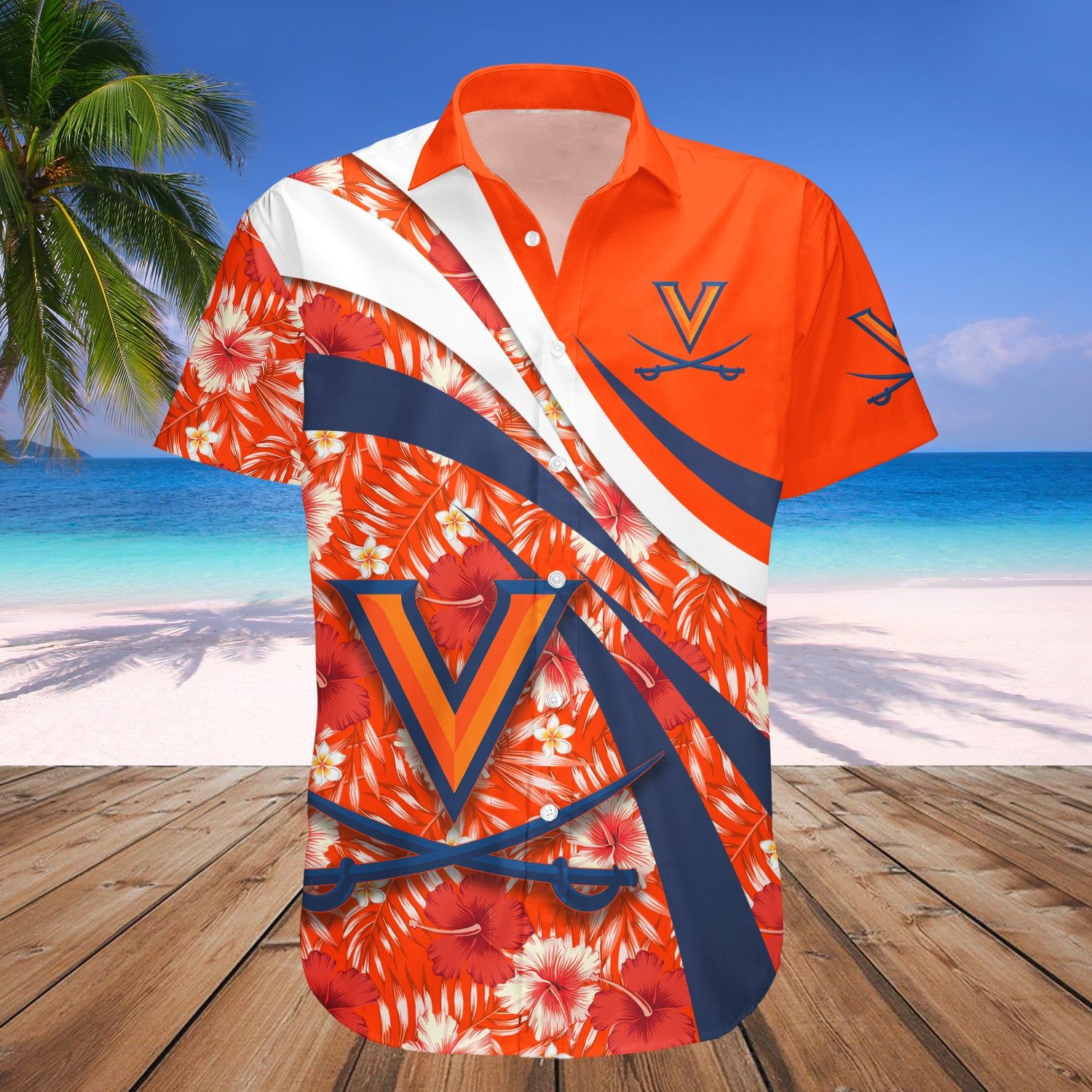 Virginia Cavaliers Hawaii Shirt Hibiscus Sport Style – NCCA