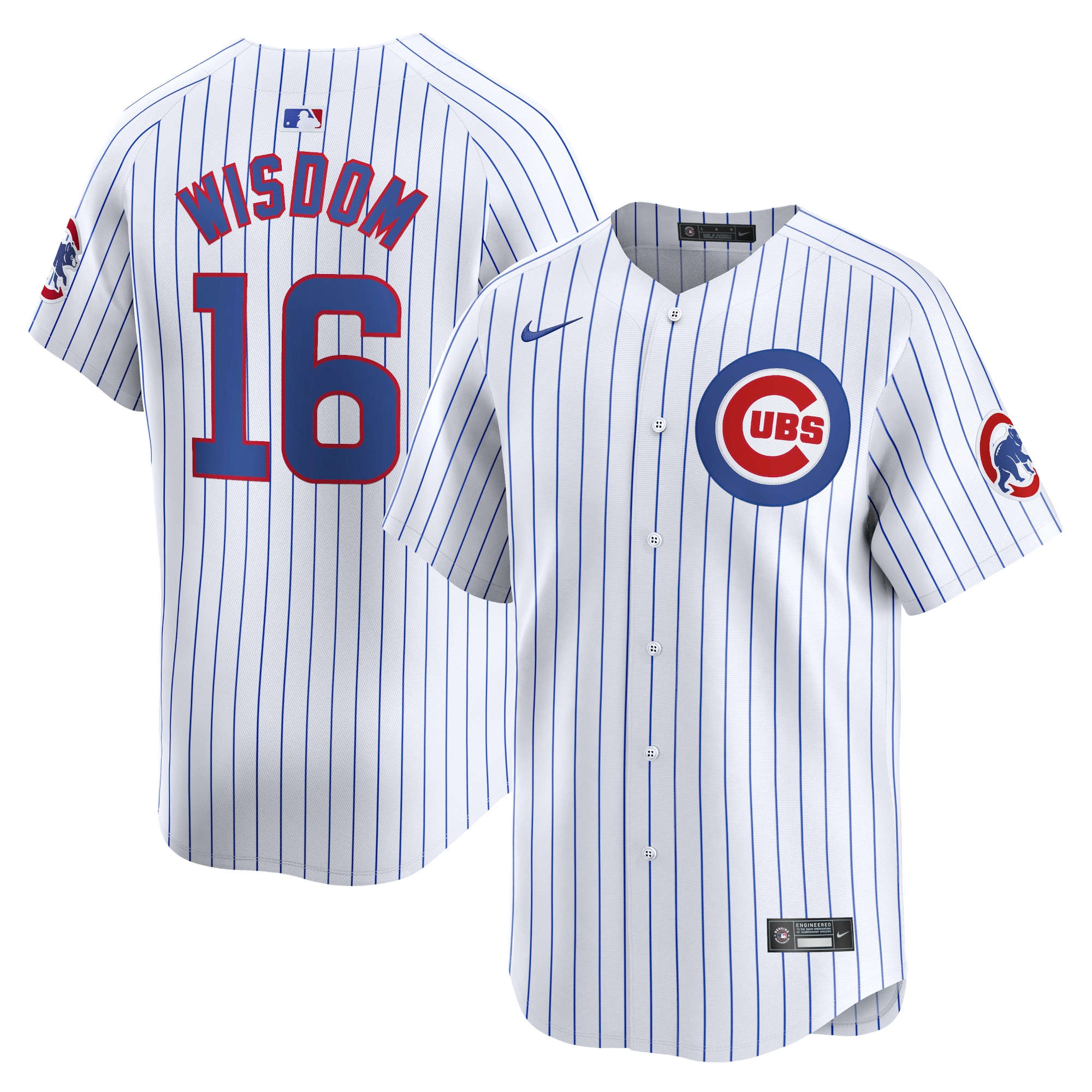 Patrick Wisdom Chicago Cubs Home Limited Player Jersey – White