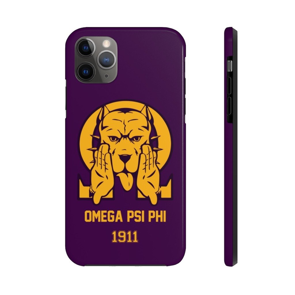 Arica Zone Phone Cases – Bulldog Handsign Omega Psi Phi Phone Case