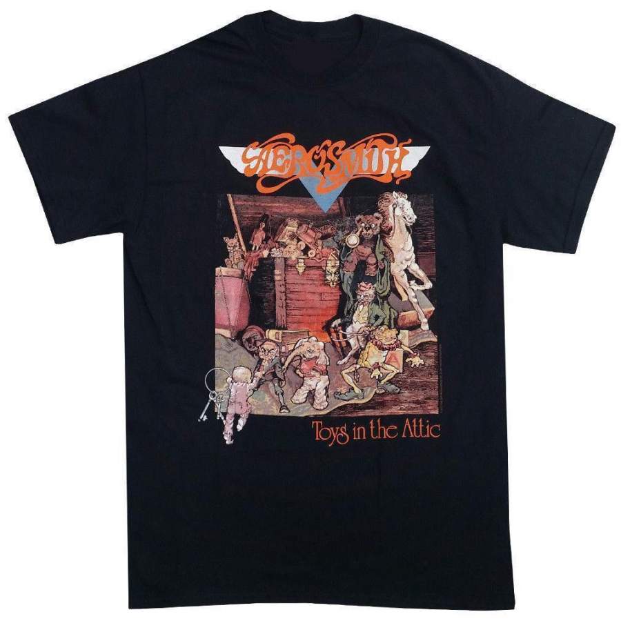 YPS Aerosmith – Toys In The Attic – Men’s Licensed Classic Rock T-Shirt