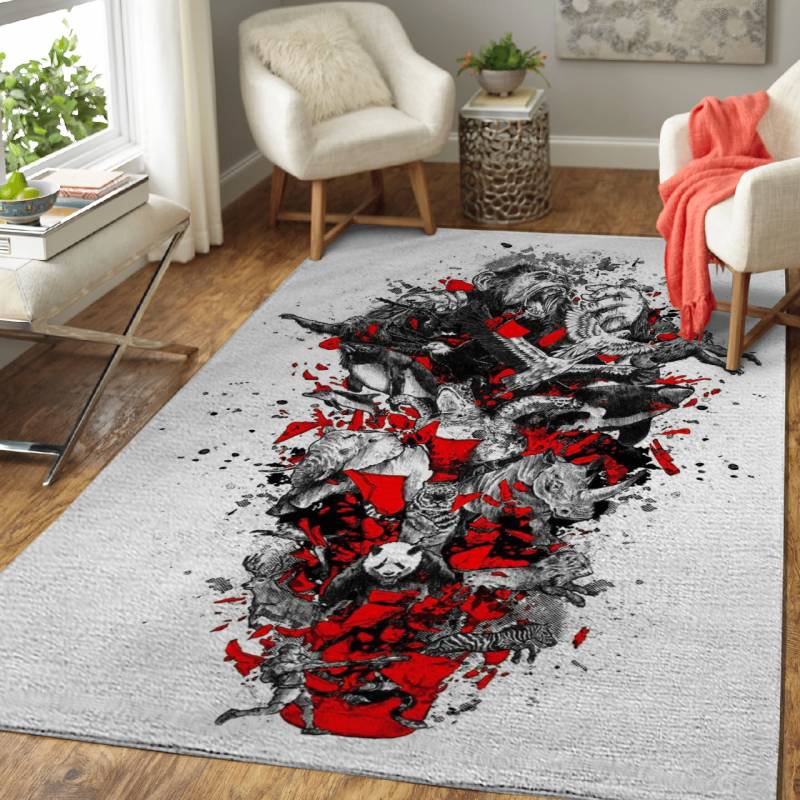 All about freedom of animals, because they are meant to …  – Mixed Media Area Rug Carpet