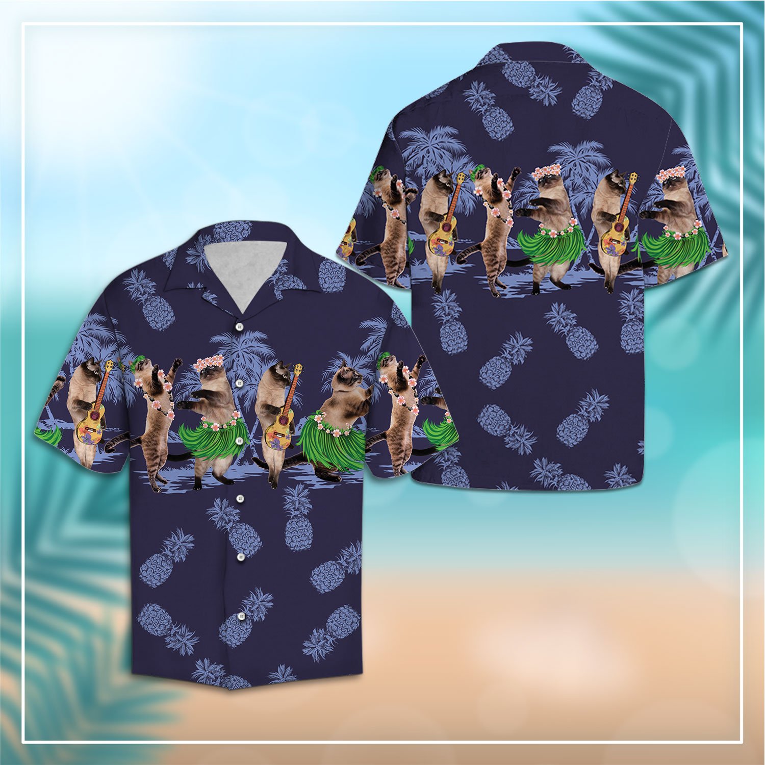 Siamese Cat Summer Festival Hawaii Shirt Ha42250