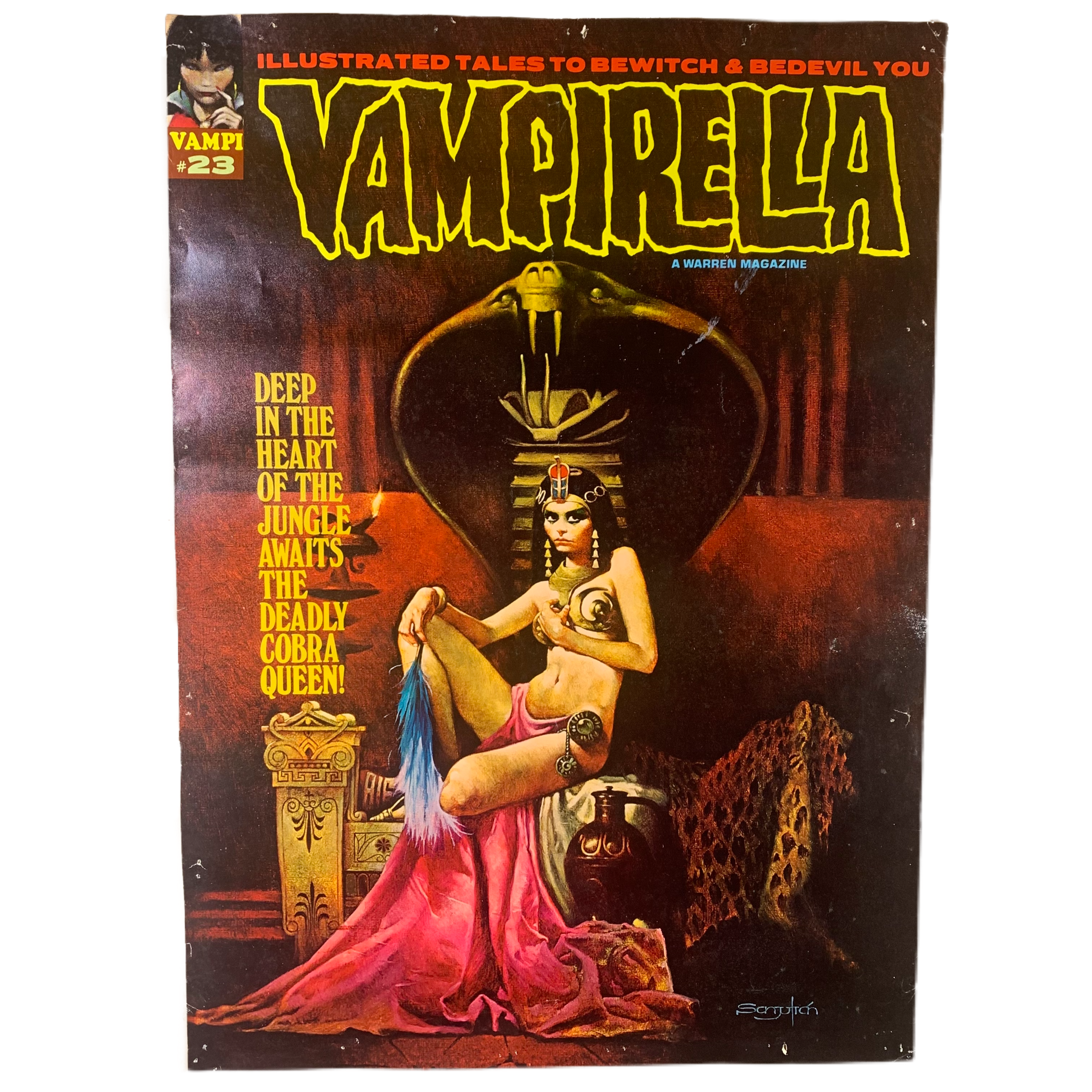 Vintage Vampirella #23 “Cobra Queen” Poster