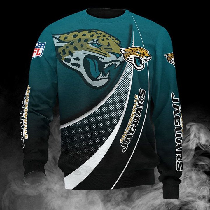 Jacksonville Jaguars Teal Black Gift For Fan Ugly Wool Sweater Christmas V3