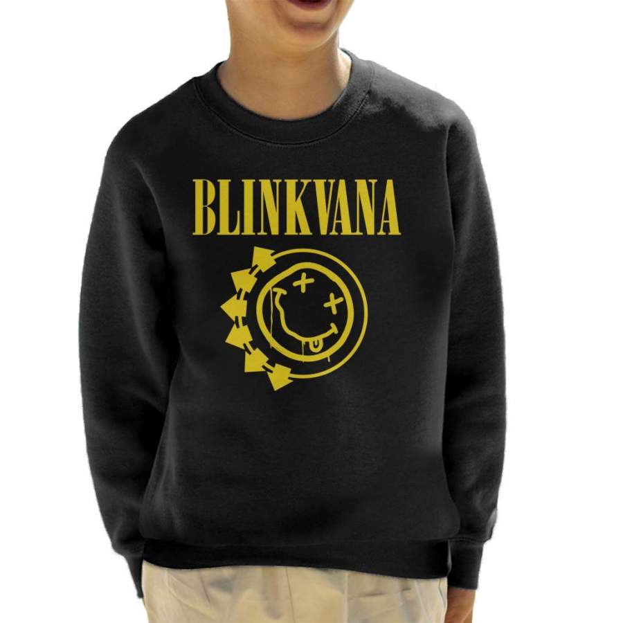 Blinkvana Blink 182 Nirvana Kid’s Sweatshirt