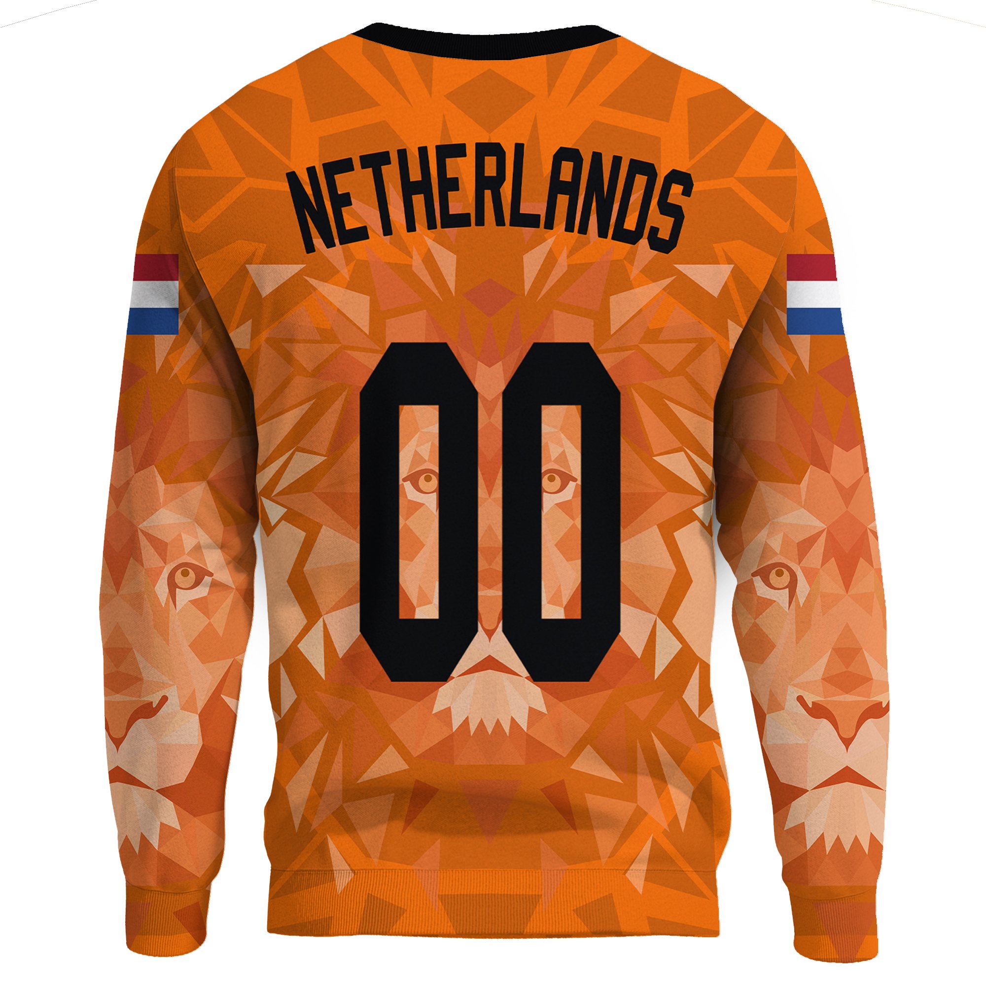 (Custom) Netherlands Lion Sweatshirt Euro Soccer A27