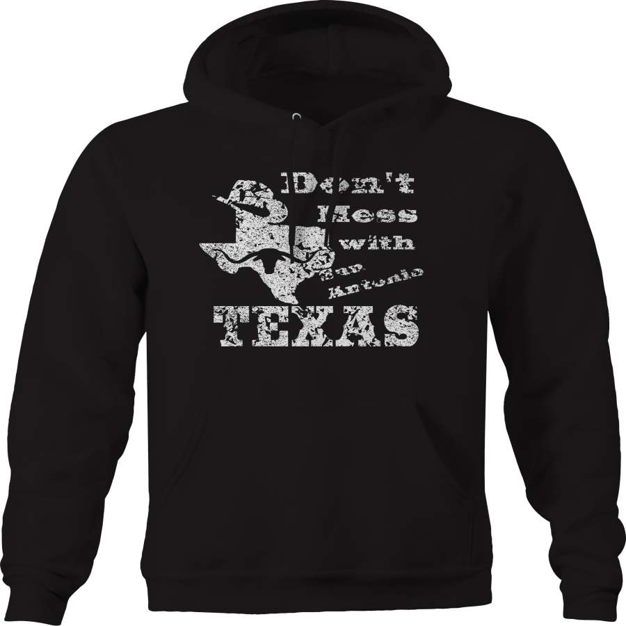 Don’t Mess with Texas Cowboy Hat San Antonio Longhorn UT  Hoodie